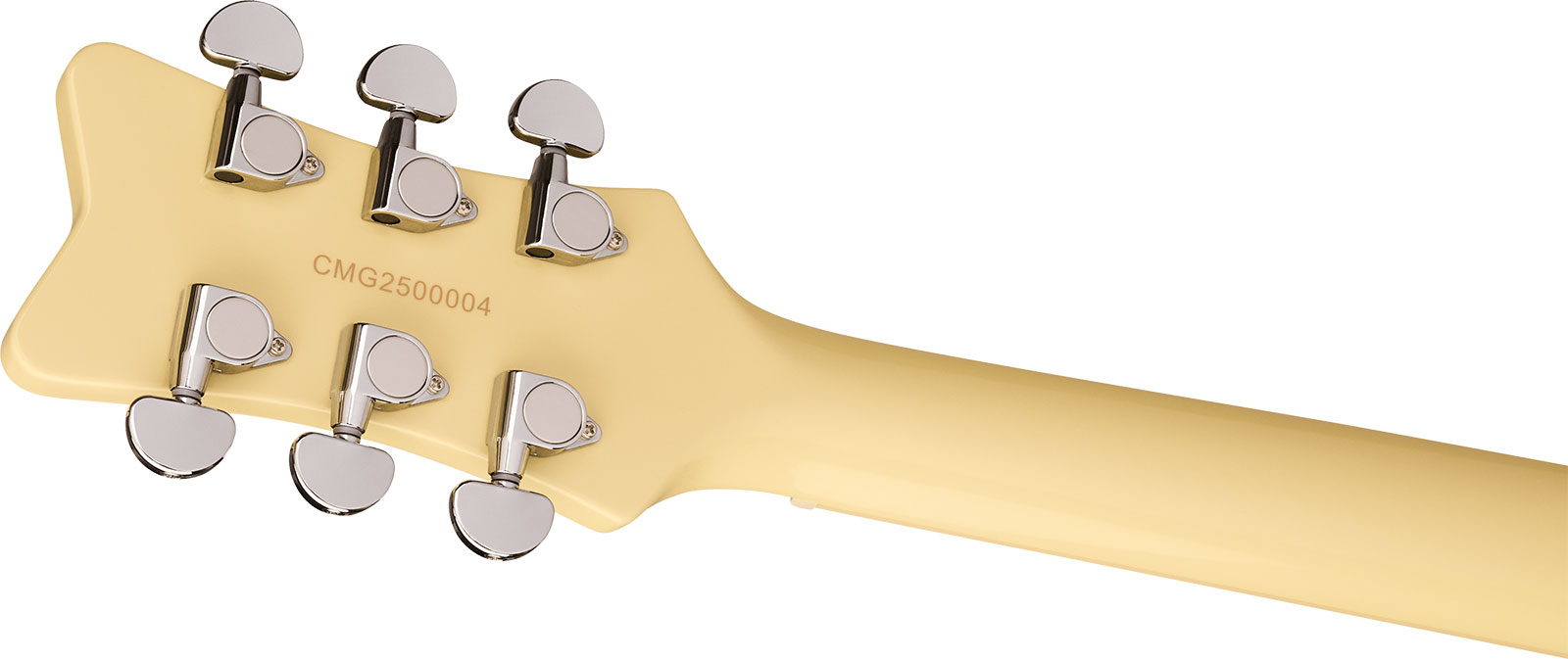 Gretsch Jet Club Streamliner 2h Ht Lau - Aged White - Guitare Électrique Single Cut - Variation 3