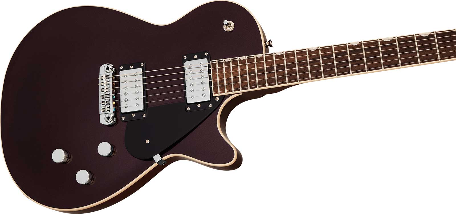 Gretsch Jet Electromatic 2h Ht Rw - Dark Cherry Metallic - Guitare Électrique Single Cut - Variation 2