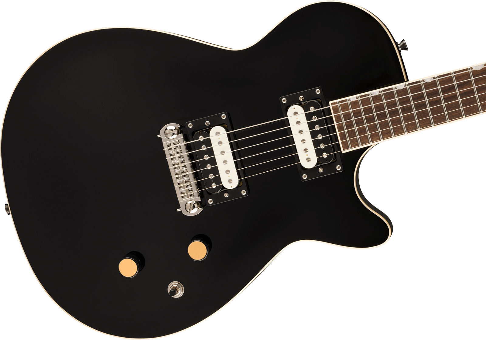 Gretsch Jet Streamliner 2h Ht Lau - Jet Black - Guitare Électrique Single Cut - Variation 2