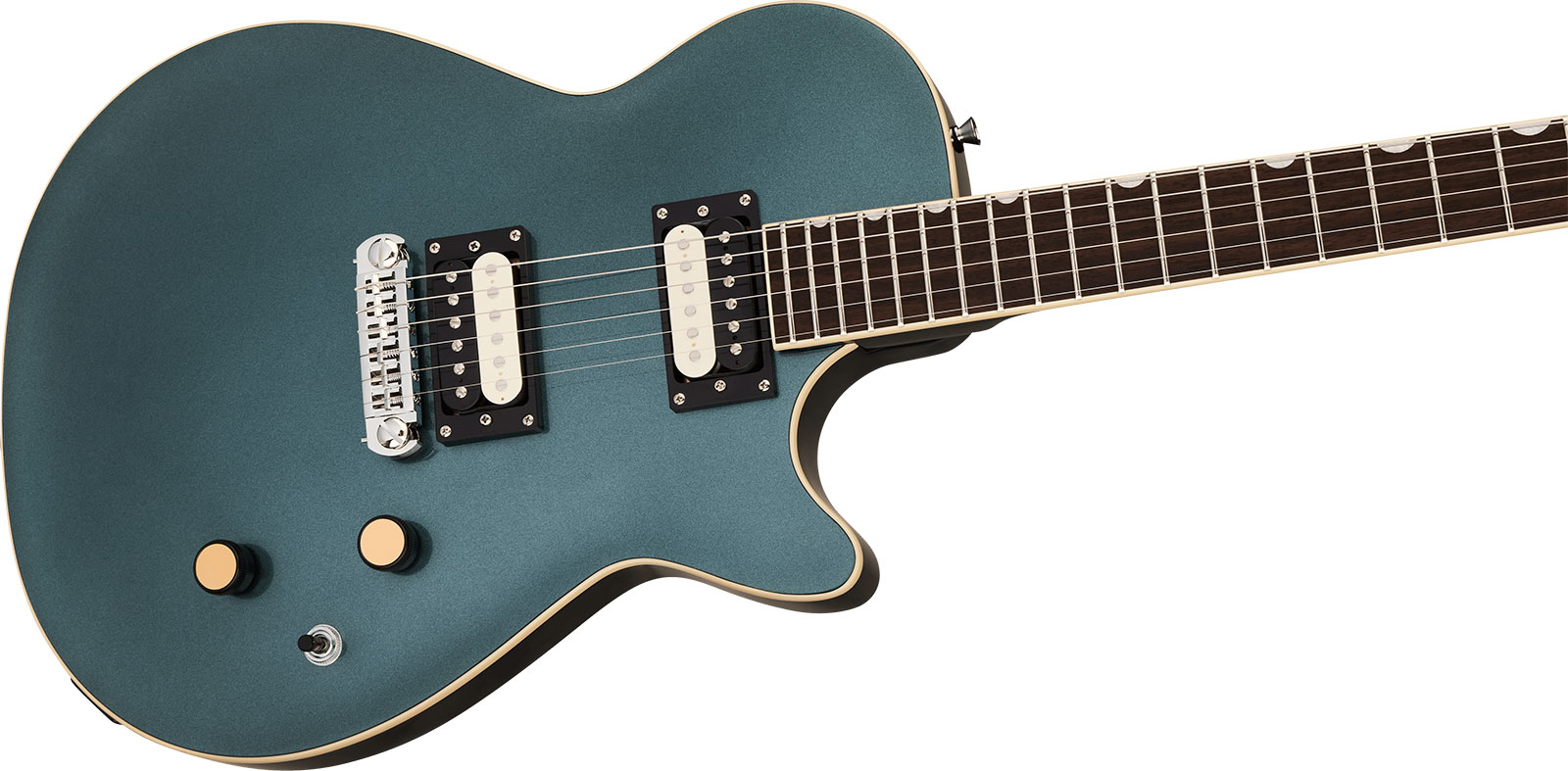 Gretsch Jet Streamliner 2h Ht Lau - Gunmetal - Guitare Électrique Single Cut - Variation 2