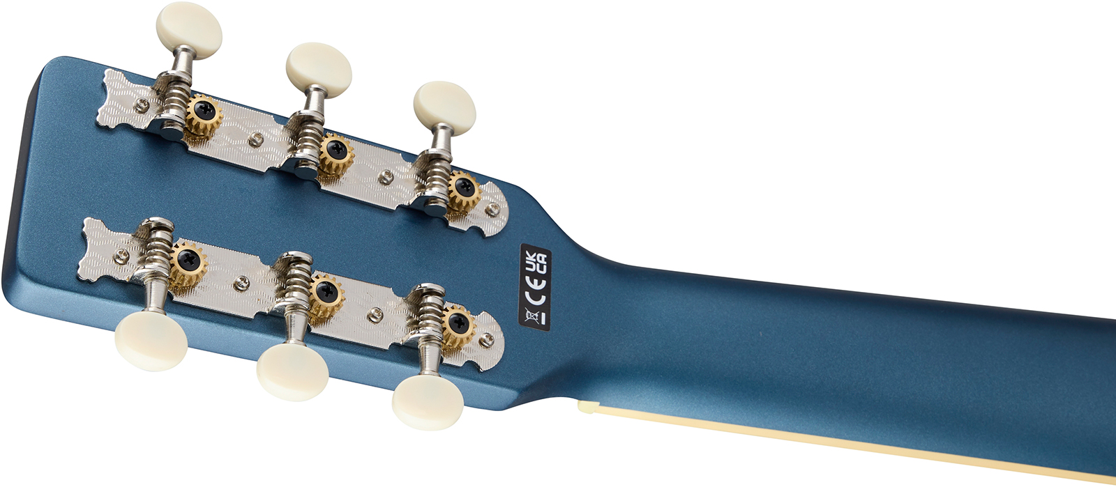 Gretsch Jim Dandy Deltoluxe Ltd Concert Shsc Tout Sapele Noy - Dark Denim - Guitare Folk - Variation 3