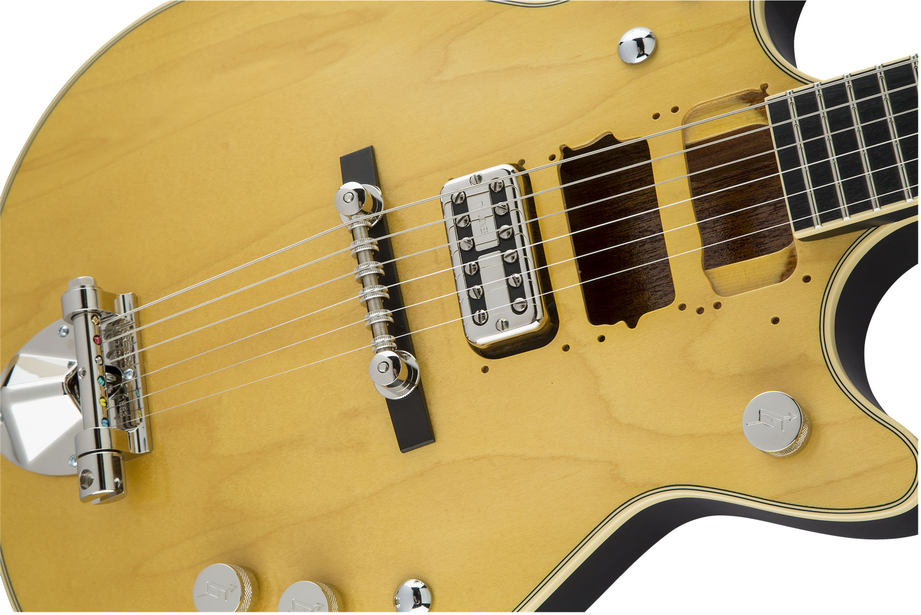 Gretsch Malcolm Young G6131-my Signature Jet Eb - Aged Natural - Guitare Électrique Double Cut - Variation 3