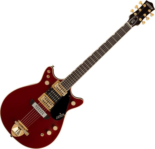 Guitare électrique solid body Gretsch Malcolm Young G6131-MY-RB Jet Ltd - vintage firebird red