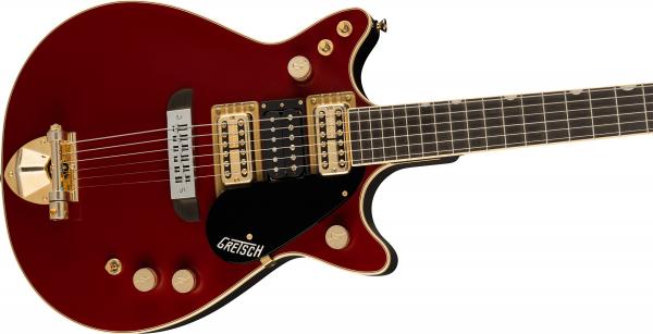 Guitare électrique solid body Gretsch Malcolm Young G6131-MY-RB Jet Ltd - vintage firebird red