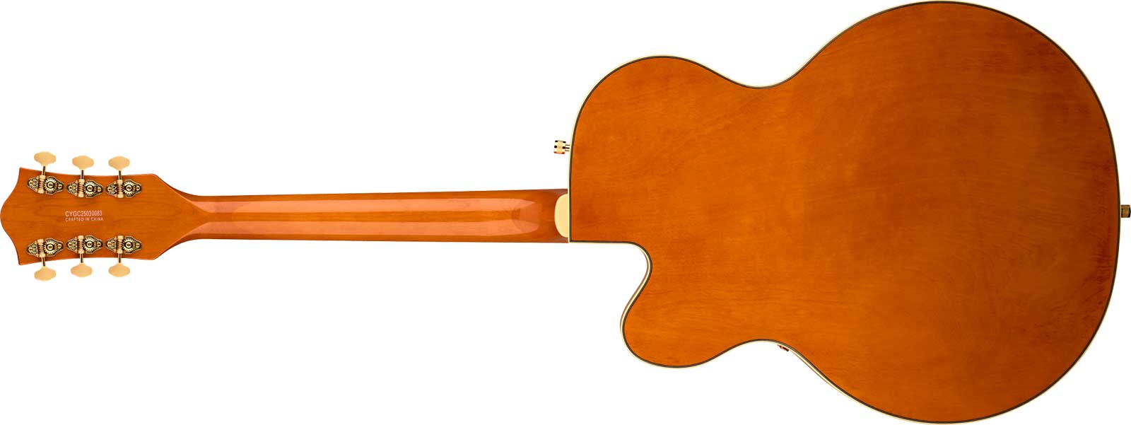 Gretsch Nashville Hollow Body Sc Bigsby Synchromatic 2h Trem Eb - 50's Orange Stain - Guitare Électrique 1/2 Caisse - Variation 1