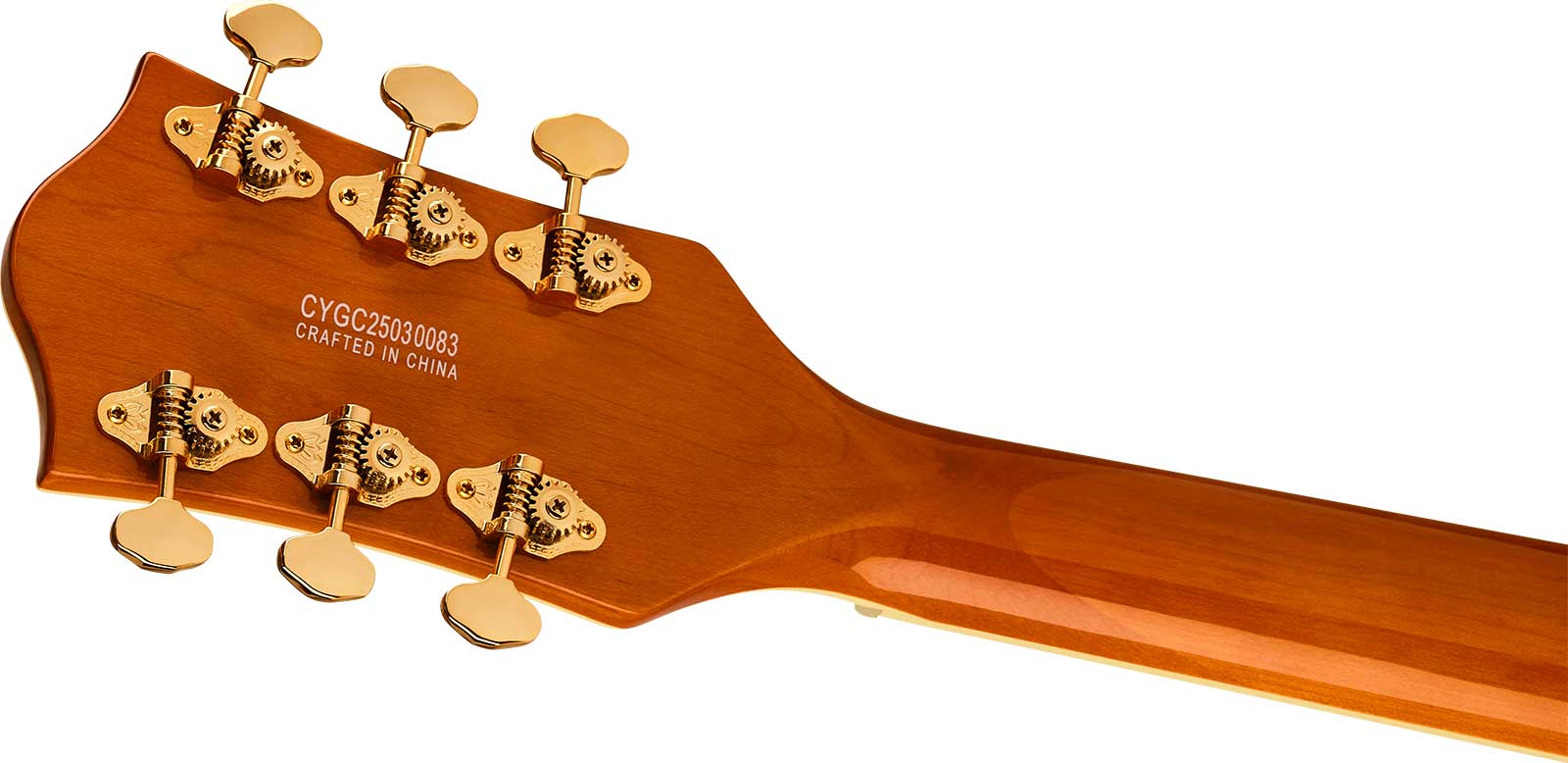 Gretsch Nashville Hollow Body Sc Bigsby Synchromatic 2h Trem Eb - 50's Orange Stain - Guitare Électrique 1/2 Caisse - Variation 3