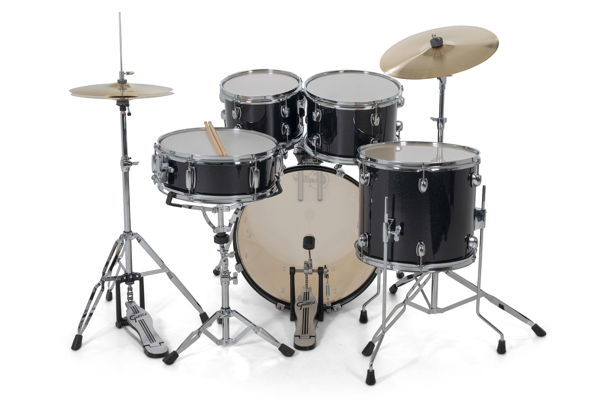 Gretsch Renegade 20'' - 5 FÛts - Black Mist - Batterie Acoustique Fusion - Variation 2
