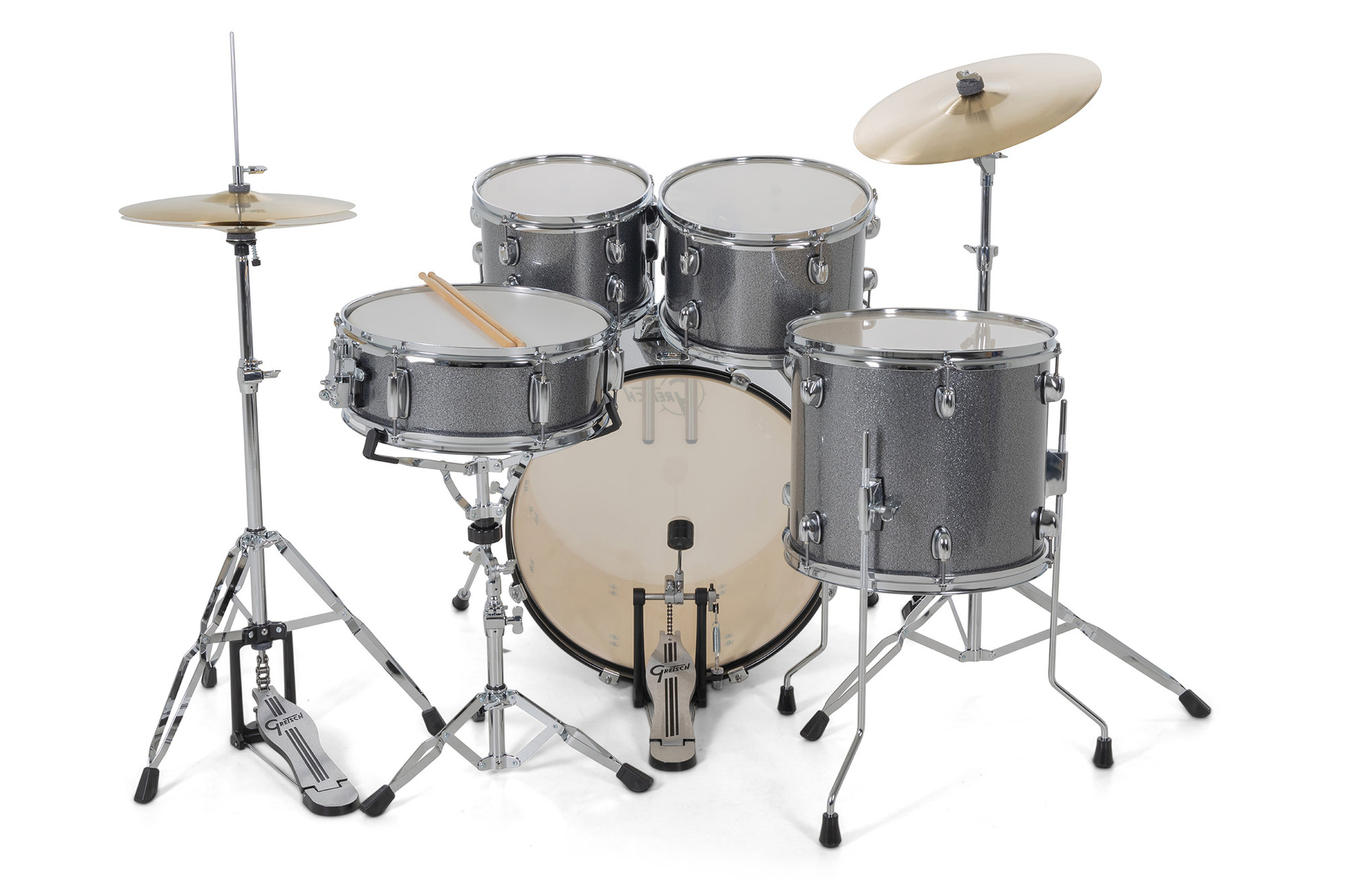 Gretsch Renegade 20'' - 5 FÛts - Grey Sparkle - Batterie Acoustique Fusion - Variation 2