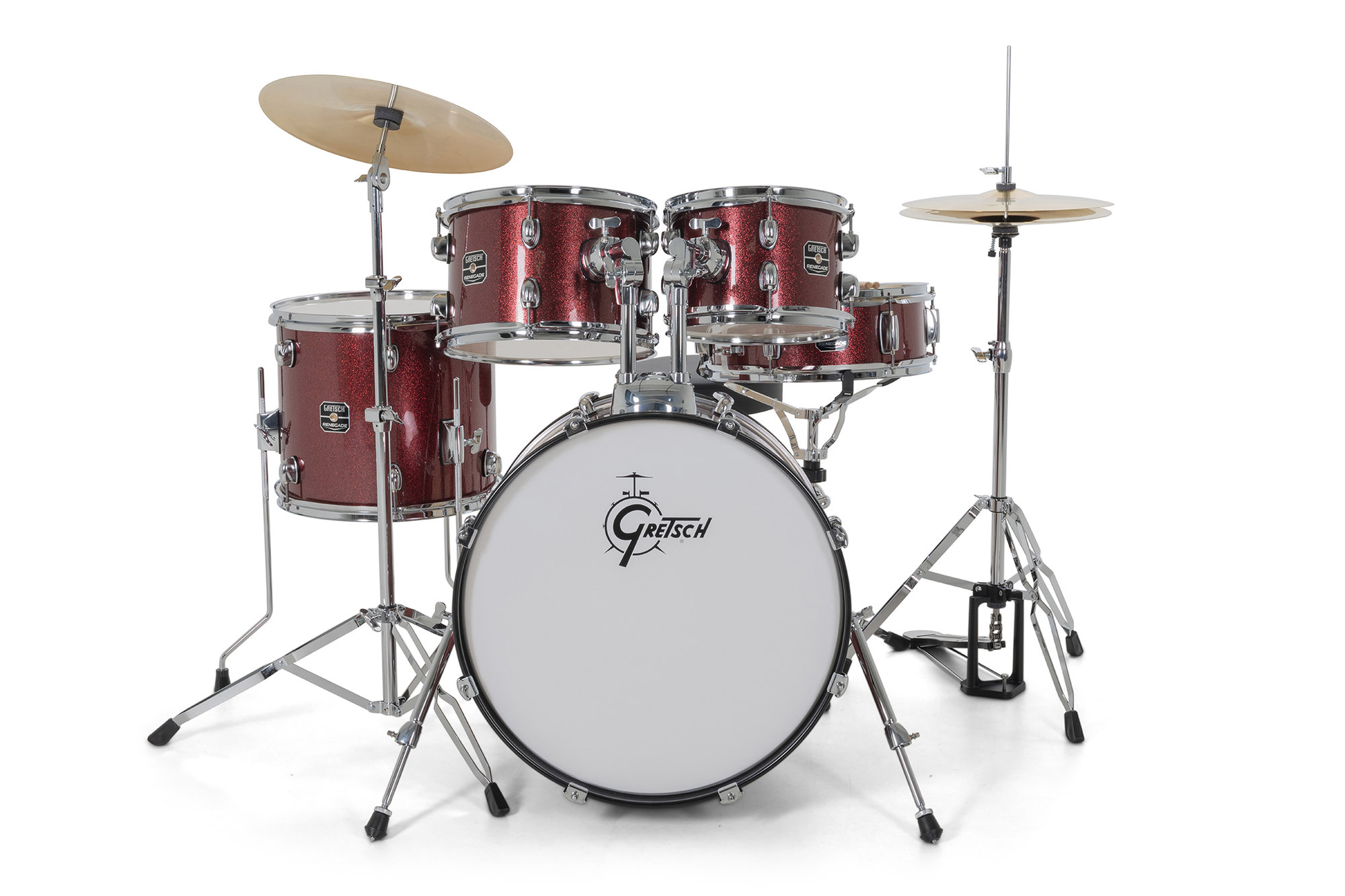 Gretsch Renegade 20'' - 5 FÛts - Ruby Sparkle - Batterie Acoustique Fusion - Variation 3