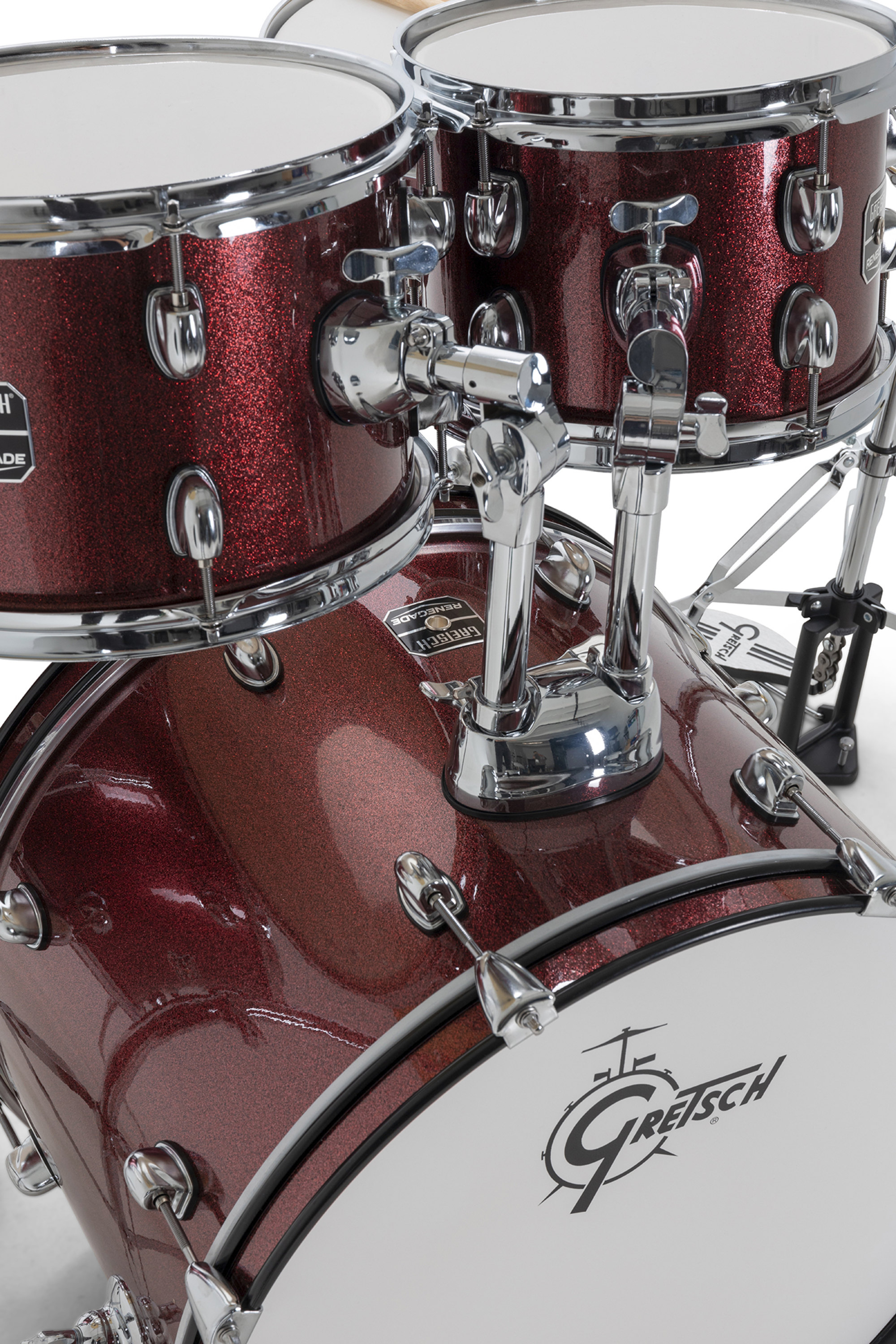 Gretsch Renegade 20'' - 5 FÛts - Ruby Sparkle - Batterie Acoustique Fusion - Variation 4