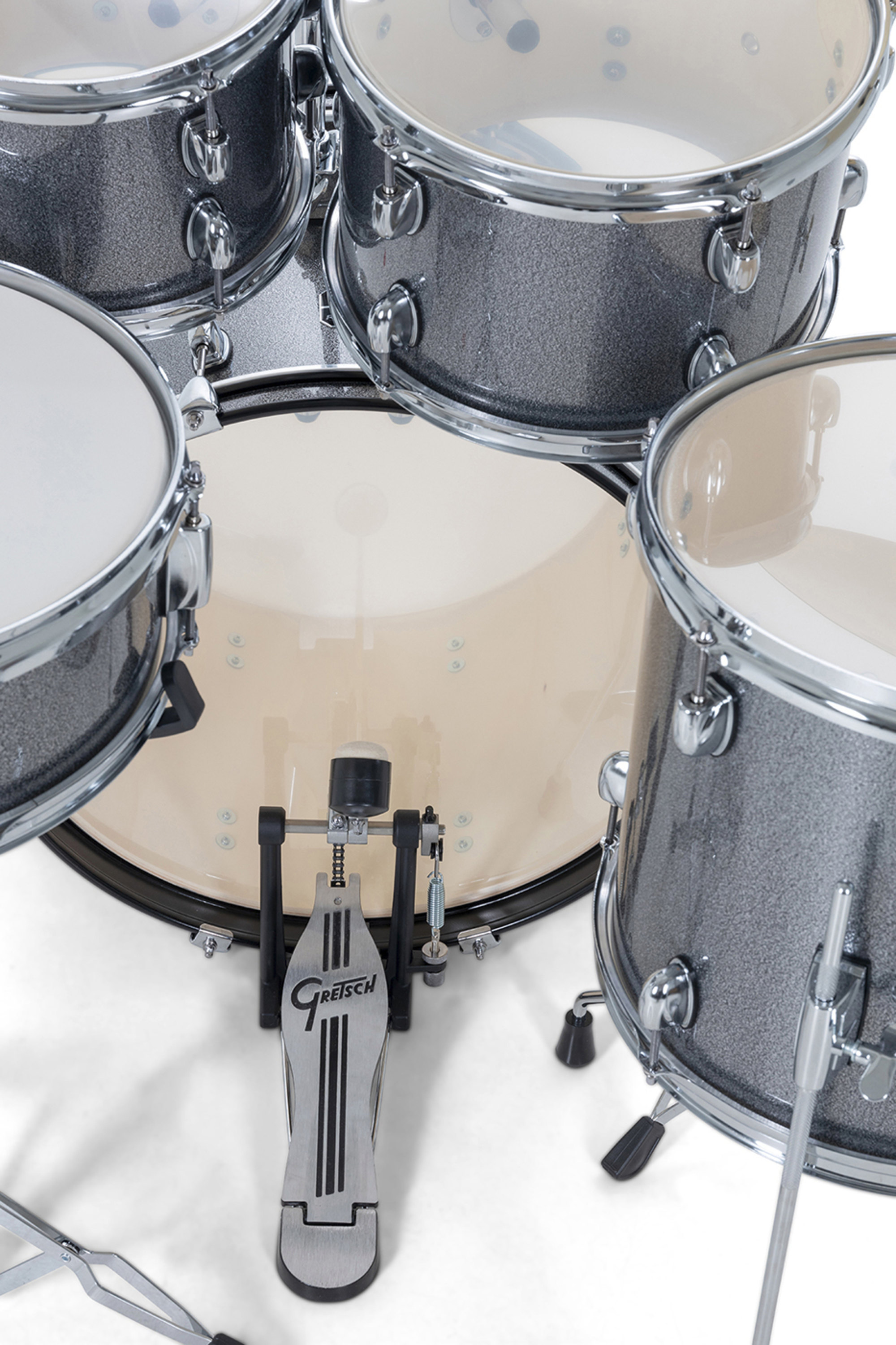 Gretsch Renegade 20'' - 5 FÛts - Grey Sparkle - Batterie Acoustique Fusion - Variation 6