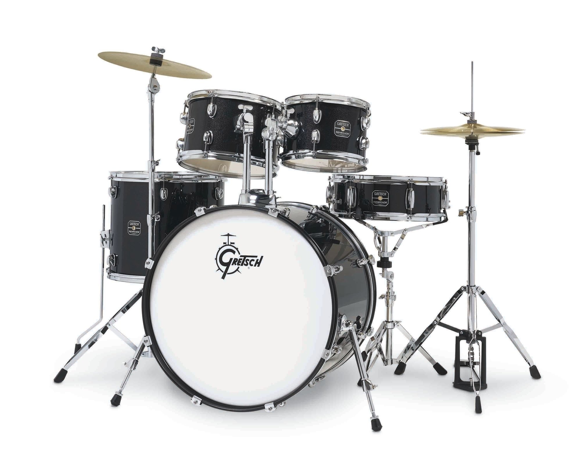 Gretsch Renegade 22'' - 5 FÛts - Black Mist - Batterie Acoustique Rock - Variation 5