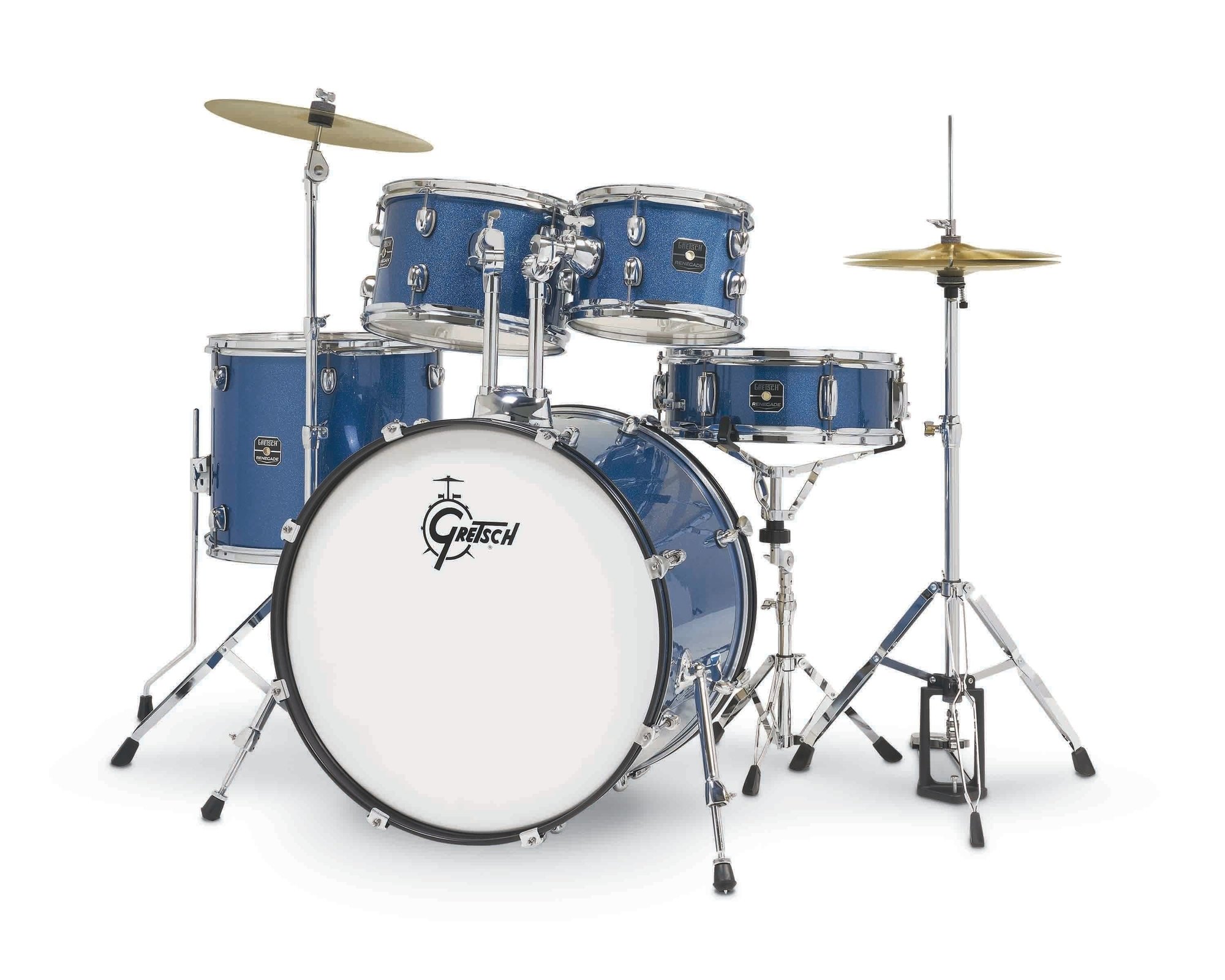 Gretsch Renegade 22'' - 5 FÛts - Blue Sparkle - Batterie Acoustique Rock - Variation 5