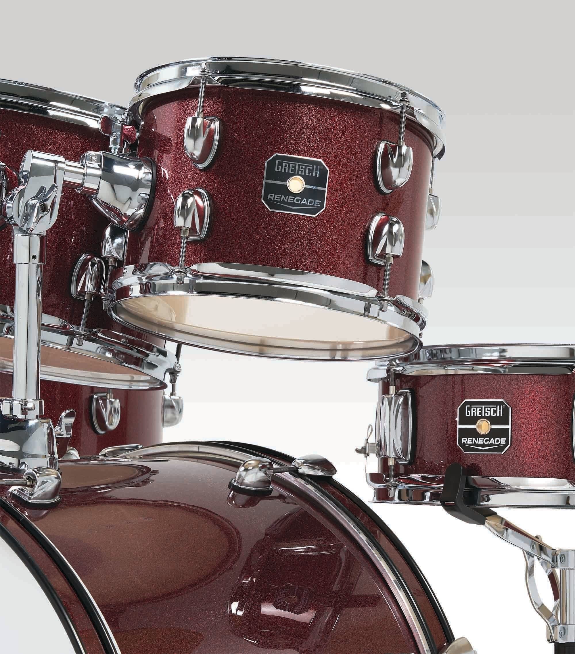 Gretsch Renegade 22'' - 5 FÛts - Ruby Sparkle - Batterie Acoustique Rock - Variation 6