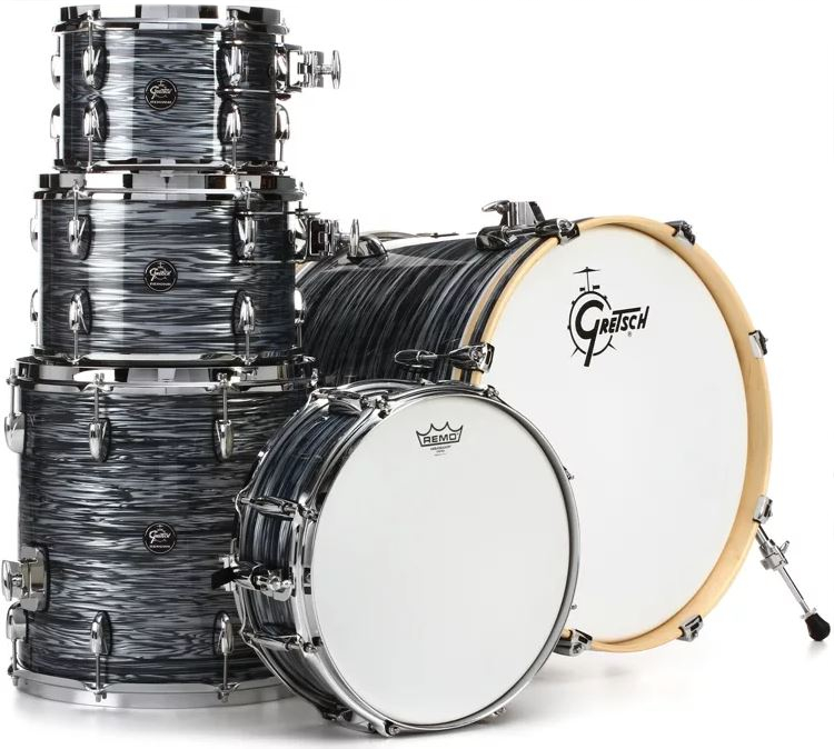 Gretsch Renown Maple Stage 22 - 4 FÛts - Silver Oyster Pearl - Batterie Acoustique Stage - Variation 1