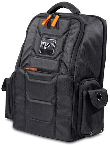 Gruv Gear Club Bag - Sac A Dos Tech Flight-smart - Black-ora - Sac À Dos Publicitaire - Main picture