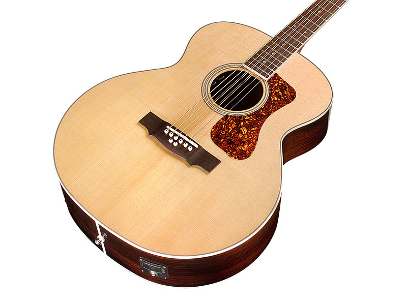 Guild Bt-258e Deluxe 8-string Baritone Newark St 8c Epicea Palissandre Pf - Natural - Guitare Electro Acoustique - Variation 2