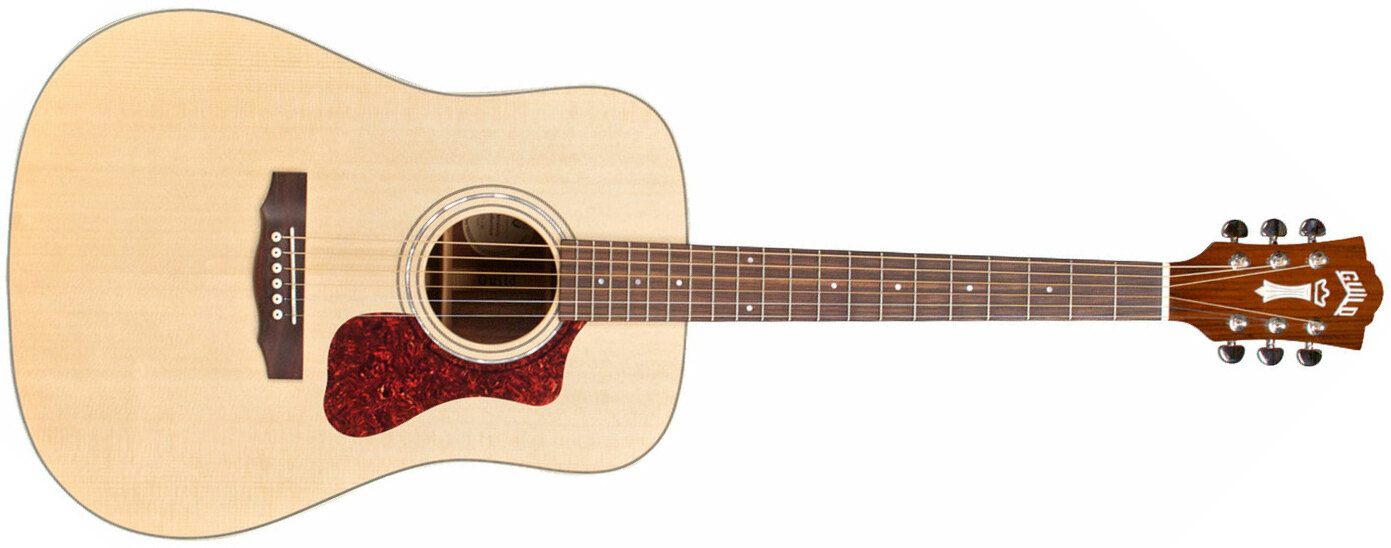 Guild D-140 Westerly Dreadnought Epicea Acajou Rw +etui - Natural - Guitare Acoustique - Main picture