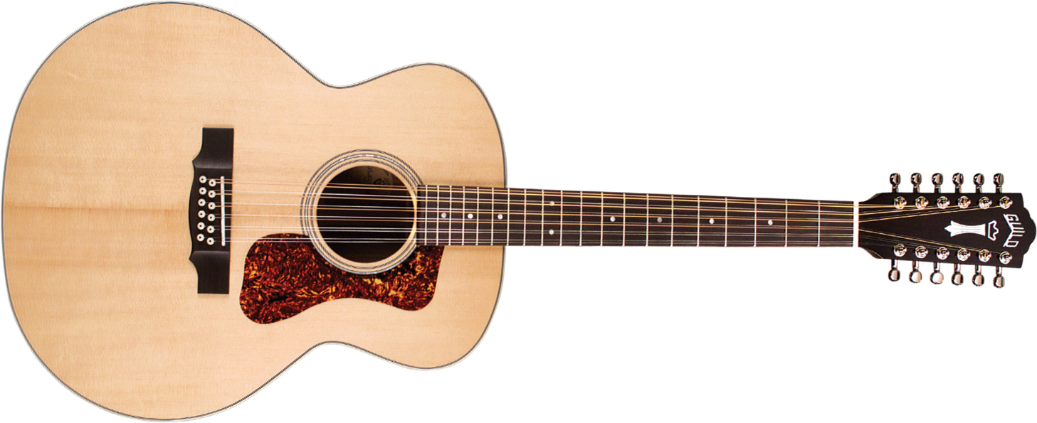 Guild F-1512 Westerly Jumbo 12c Epicea Palissandre Rw - Natural - Guitare Electro Acoustique - Main picture