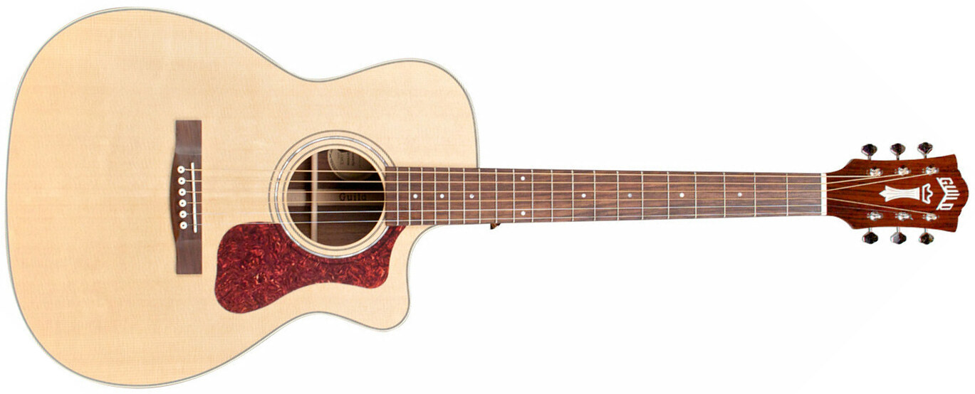 Guild Om-150ce Westerly Orchestra Cw Epicea Palissandre - Natural - Guitare Electro Acoustique - Main picture