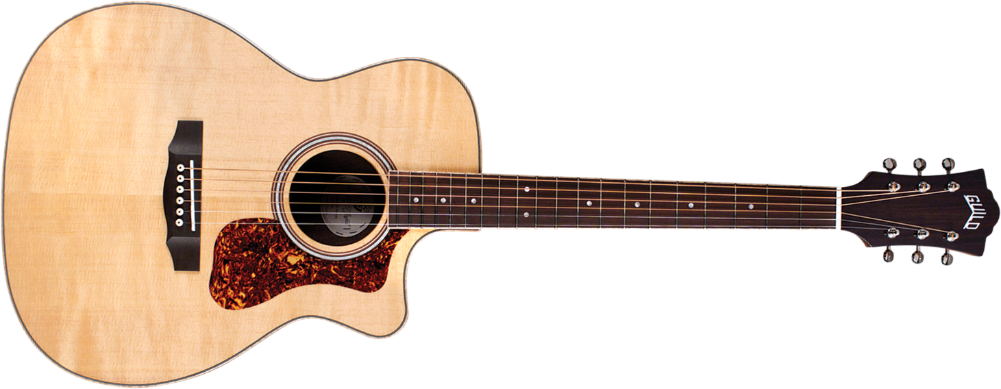 Guild Om-250ce Reserve Westerly Orchestra Cw Epicea Palissandre Pf - Natural - Guitare Electro Acoustique - Main picture