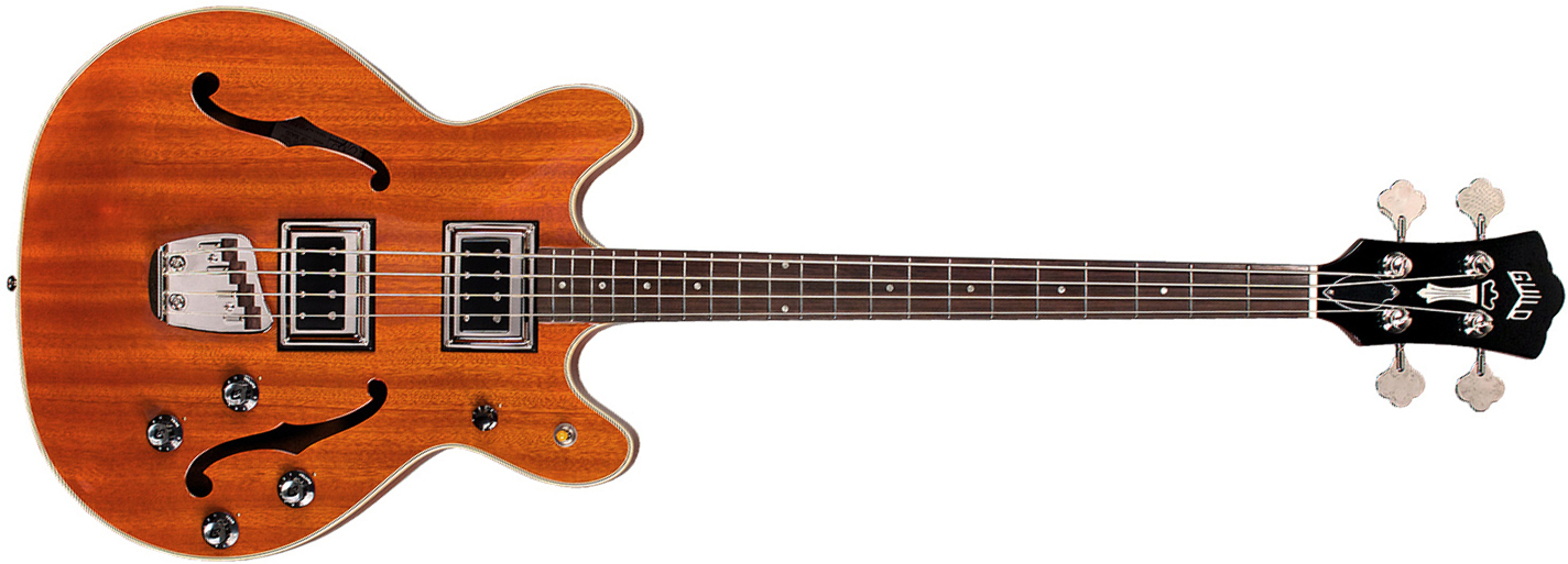 Guild Starfire Bass Ii Newark St Collection Rw - Natural - Basse Électrique 1/2 Caisse - Main picture