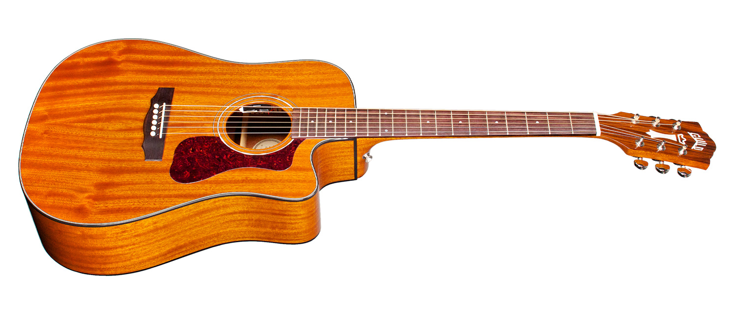 Guild D-120ce Westerly Dreadnought Cw Tout Acajou Rw +housse - Natural - Guitare Electro Acoustique - Variation 4