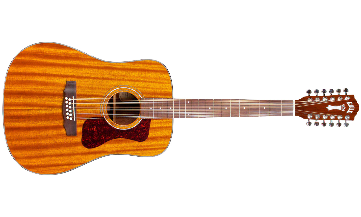 Guild D-1212 Westerly Dreadnought 12c Tout Acajou Rw - Natural - Guitare Acoustique - Variation 1