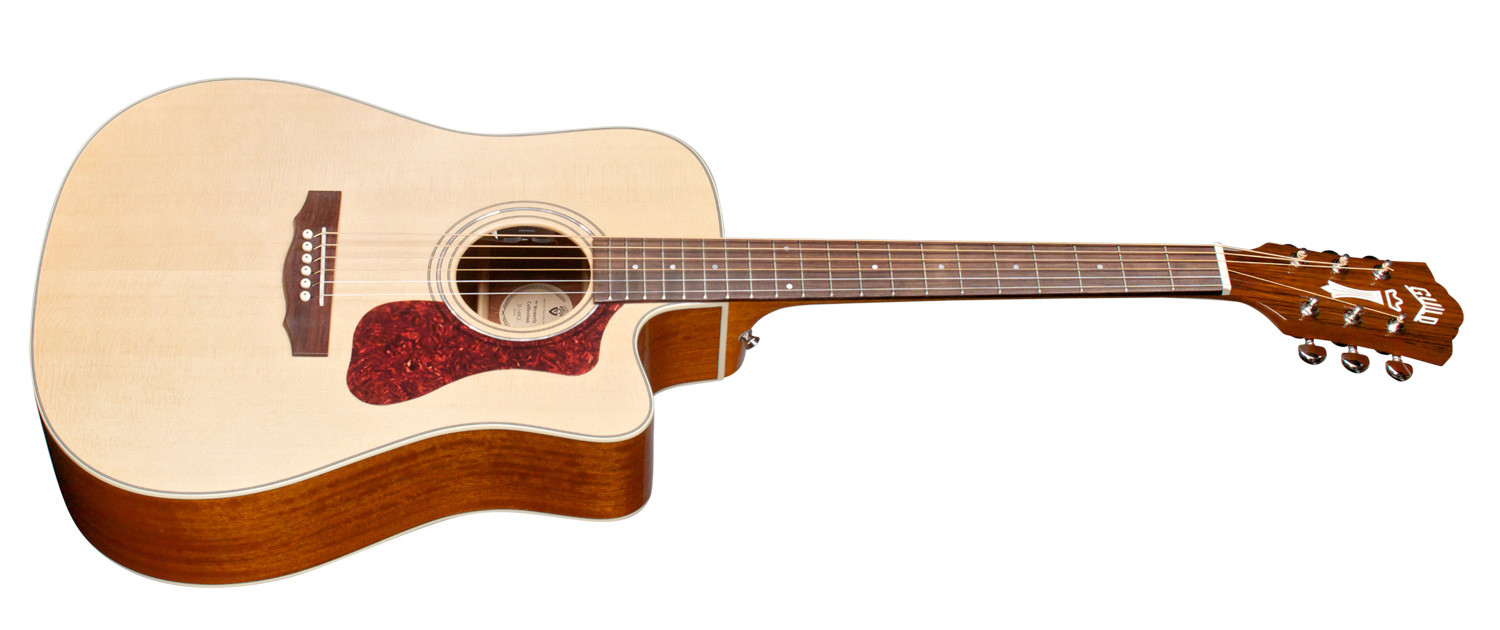 Guild D-140ce Westerly Dreadnought Cw Epicea Acajou Rw +housse - Natural - Guitare Acoustique - Variation 2