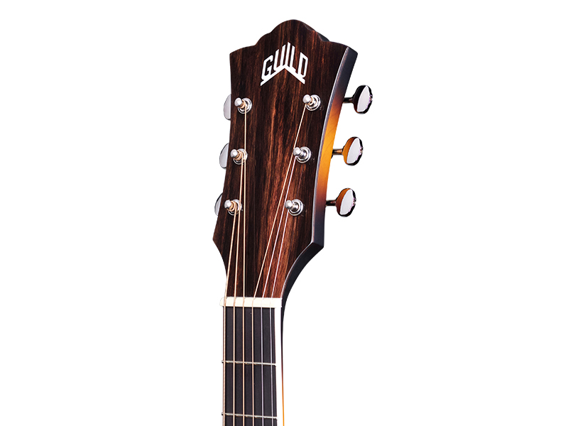 Guild F-250e Deluxe Westerly Jumbo Epicea Erable Pf - Antique Burst - Guitare Electro Acoustique - Variation 5