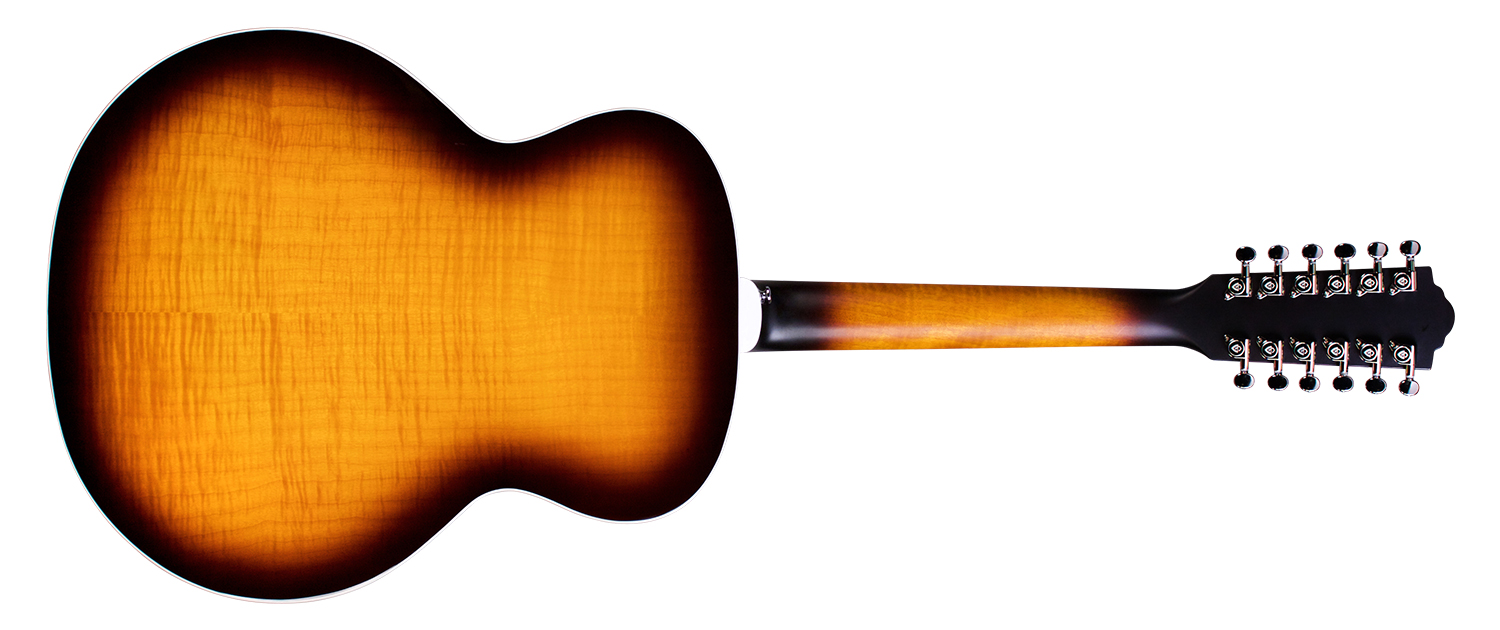 Guild F-2512e Deluxe Westerly Jumbo 12c Epicea Erable Pf - Antique Sunburst - Guitare Electro Acoustique - Variation 1