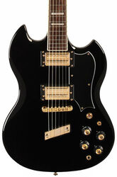 Guitare électrique signature Guild Newark St. Kim Thayil Polara - Black