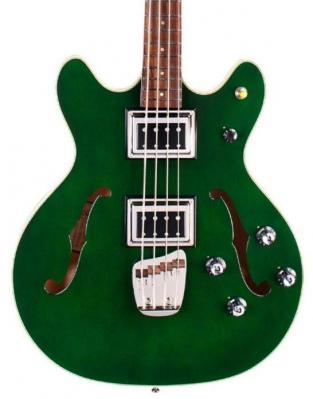Basse électrique 1/2 caisse Guild Starfire II Bass Newark St. Collection - Emerald green