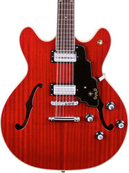 Guitare électrique 1/2 caisse Guild Starfire IV ST-12 Newark ST - Cherry red