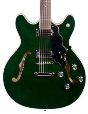 Guitare électrique 1/2 caisse Guild Starfire IV ST Maple - Emerald green