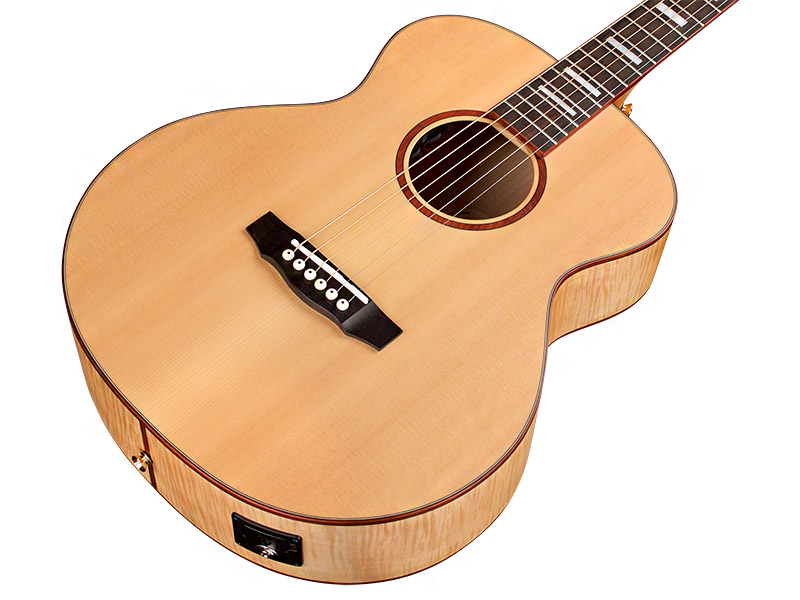 Guild Jumbo Junior Reserve Maple Epicea Erable Pf - Natural - Guitare Electro Acoustique - Variation 3