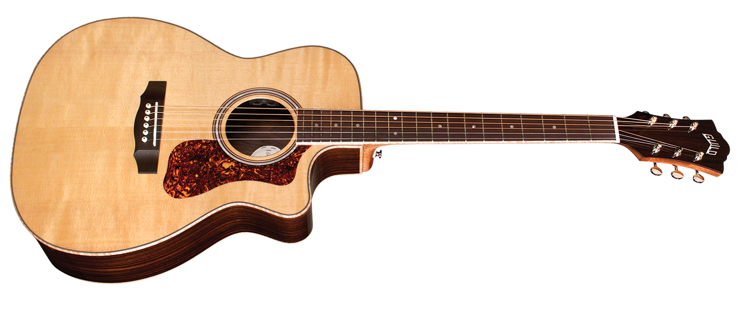 Guild Om-250ce Reserve Westerly Orchestra Cw Epicea Palissandre Pf - Natural - Guitare Electro Acoustique - Variation 1