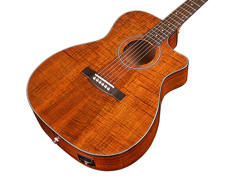 Guild Om-260ce Deluxe Westerly Orchestra Cw Tout Blackwood  Pf - Natural - Guitare Electro Acoustique - Variation 2