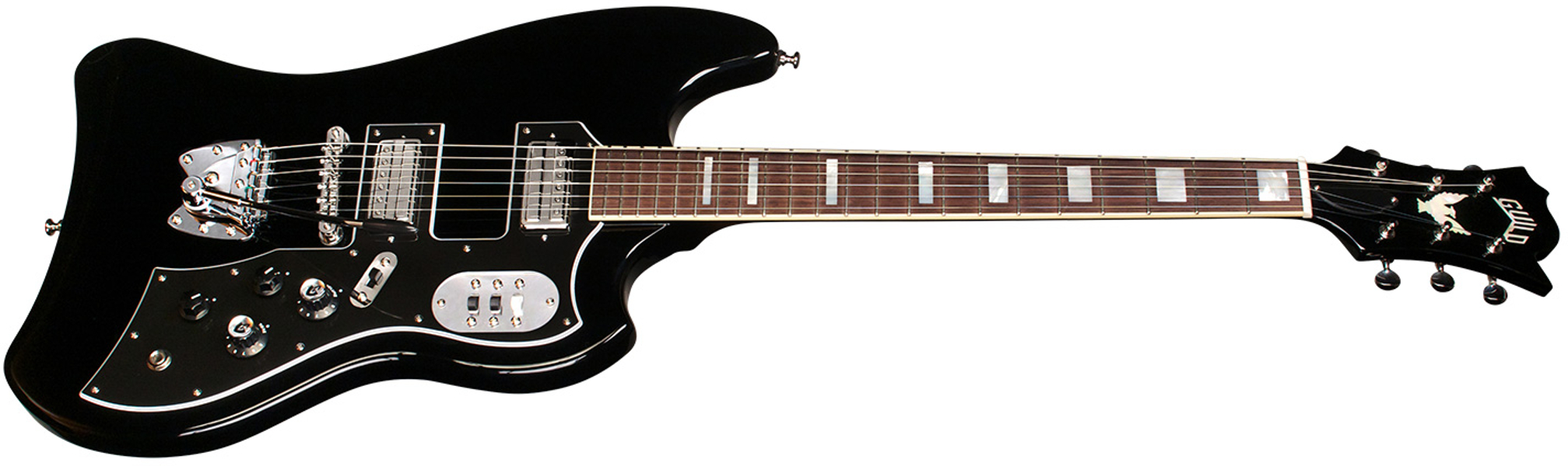 Guild S-200 T-bird - Noir - Guitare Électrique RÉtro Rock - Variation 2