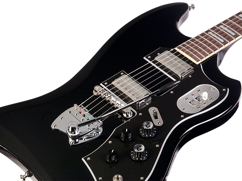 Guild S-200 T-bird - Noir - Guitare Électrique RÉtro Rock - Variation 4