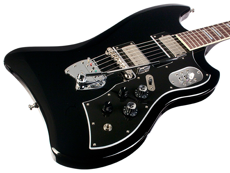 Guild S-200 T-bird - Noir - Guitare Électrique RÉtro Rock - Variation 5