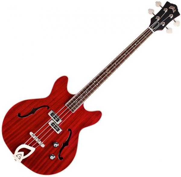 Guild Starfire I Bass Newark St. Collection - cherry red Semi