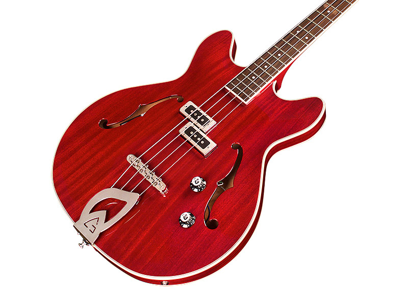 Guild Starfire Bass I Newark St Collection Rw - Cherry Red - Basse Électrique 1/2 Caisse - Variation 2