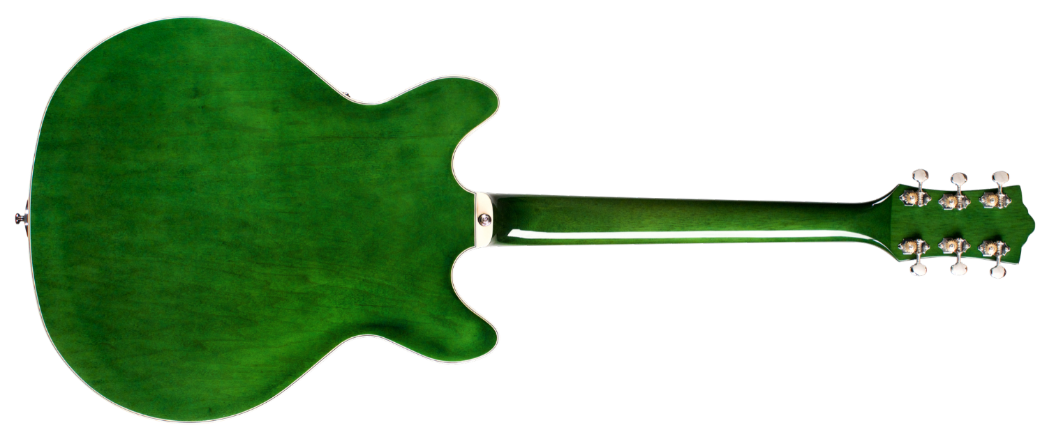 Guild Starfire I Dc Newark St Hh Bigsby Rw - Emerald Green - Guitare Électrique 1/2 Caisse - Variation 1