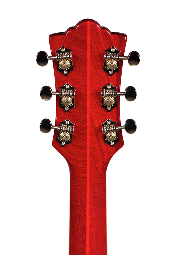 Guild Starfire Iv Newark St Hh Ht Rw - Cherry Red - Guitare Électrique 1/2 Caisse - Variation 5