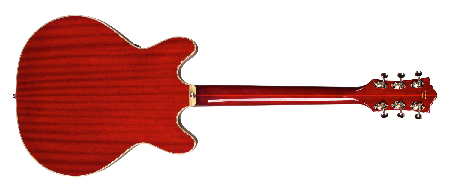 Guild Starfire V Newark St Hh Bigsby Rw - Cherry Red - Guitare Électrique 1/2 Caisse - Variation 1