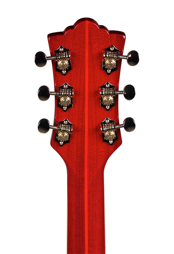 Guild Starfire V Newark St Hh Bigsby Rw - Cherry Red - Guitare Électrique 1/2 Caisse - Variation 4