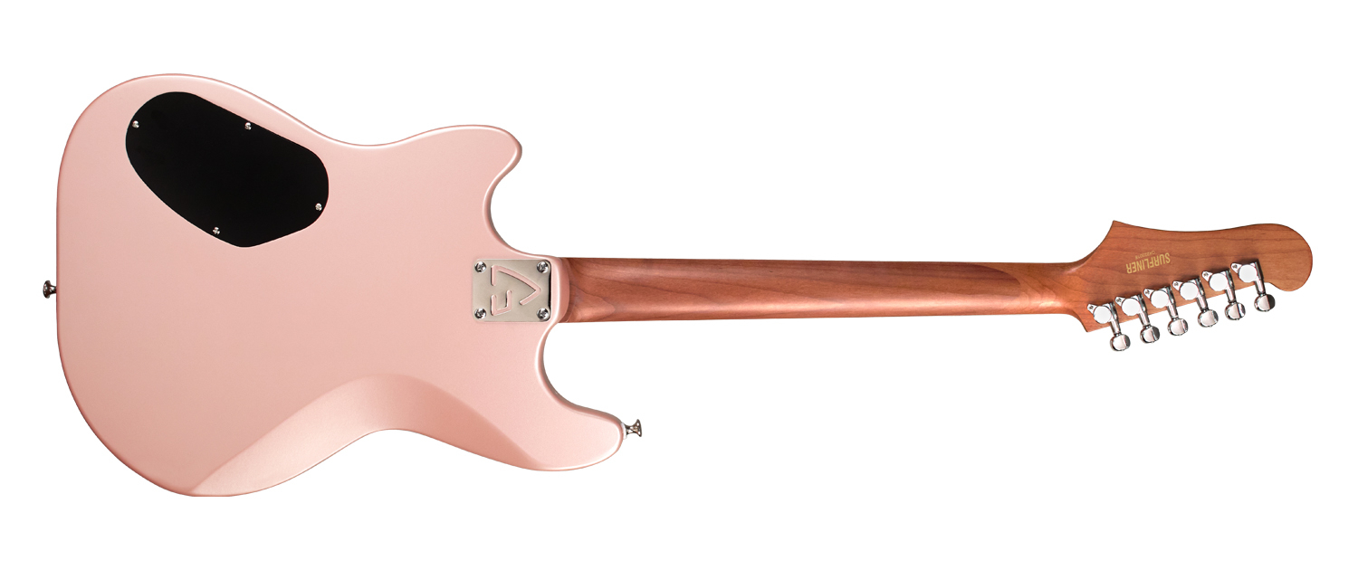 Guild Surfliner Deluxe Trem Hss Rw - Rose Quartz Metallic - Guitare Électrique RÉtro Rock - Variation 1