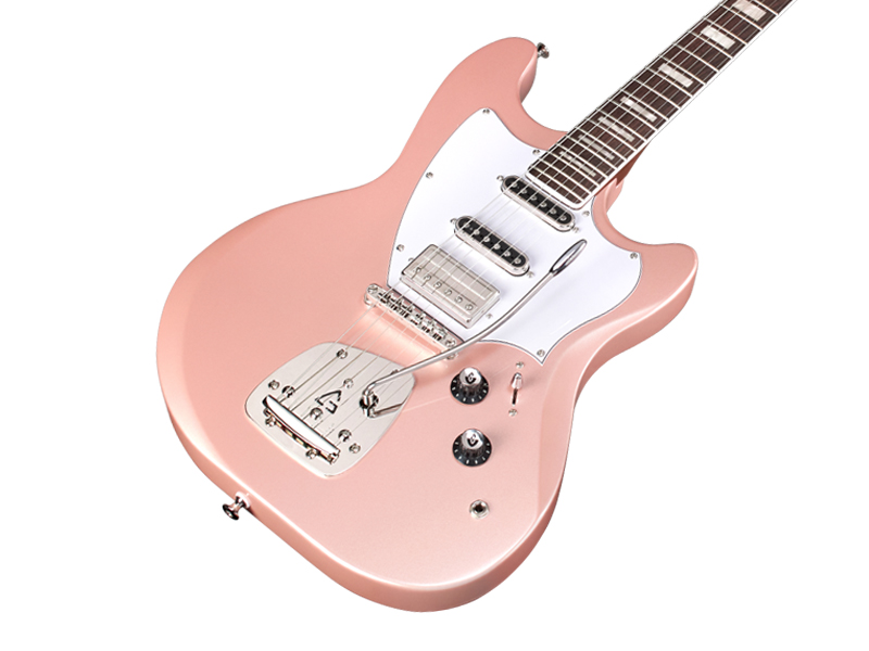 Guild Surfliner Deluxe Trem Hss Rw - Rose Quartz Metallic - Guitare Électrique RÉtro Rock - Variation 3