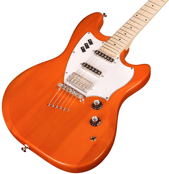 Guild Surfliner Newark St. Hss Ht Mn - Sunset Orange - Guitare Électrique RÉtro Rock - Variation 2